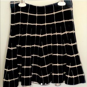 Candie’s high waisted gingham skirt